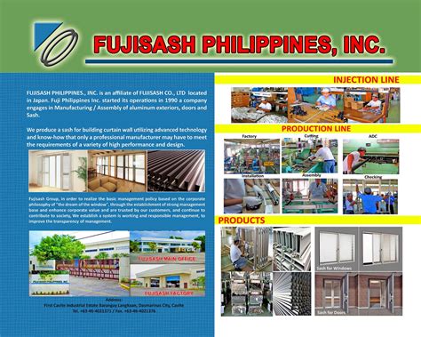 fujisash philippines inc|Fujisash Philippines in Dasmarinas City, Cavite .